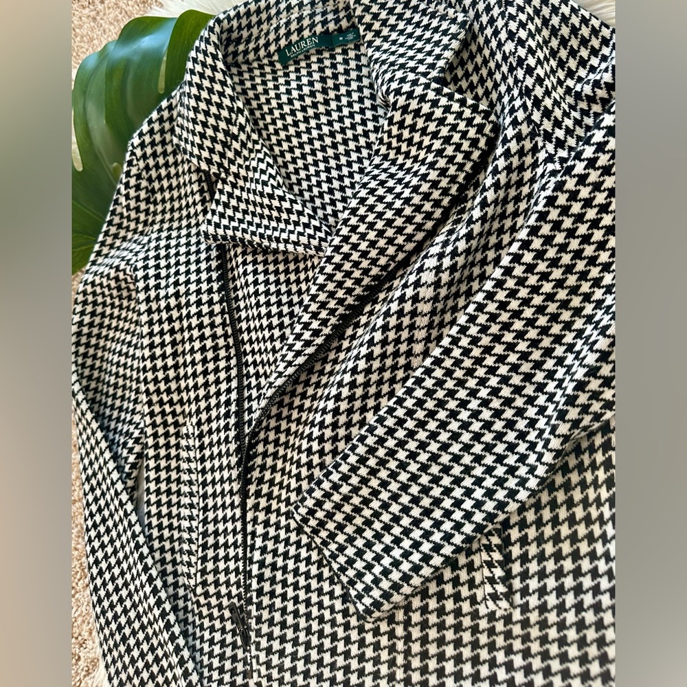 Chic Ralph Lauren Houndstooth Jacket - Picture 2 of 12
